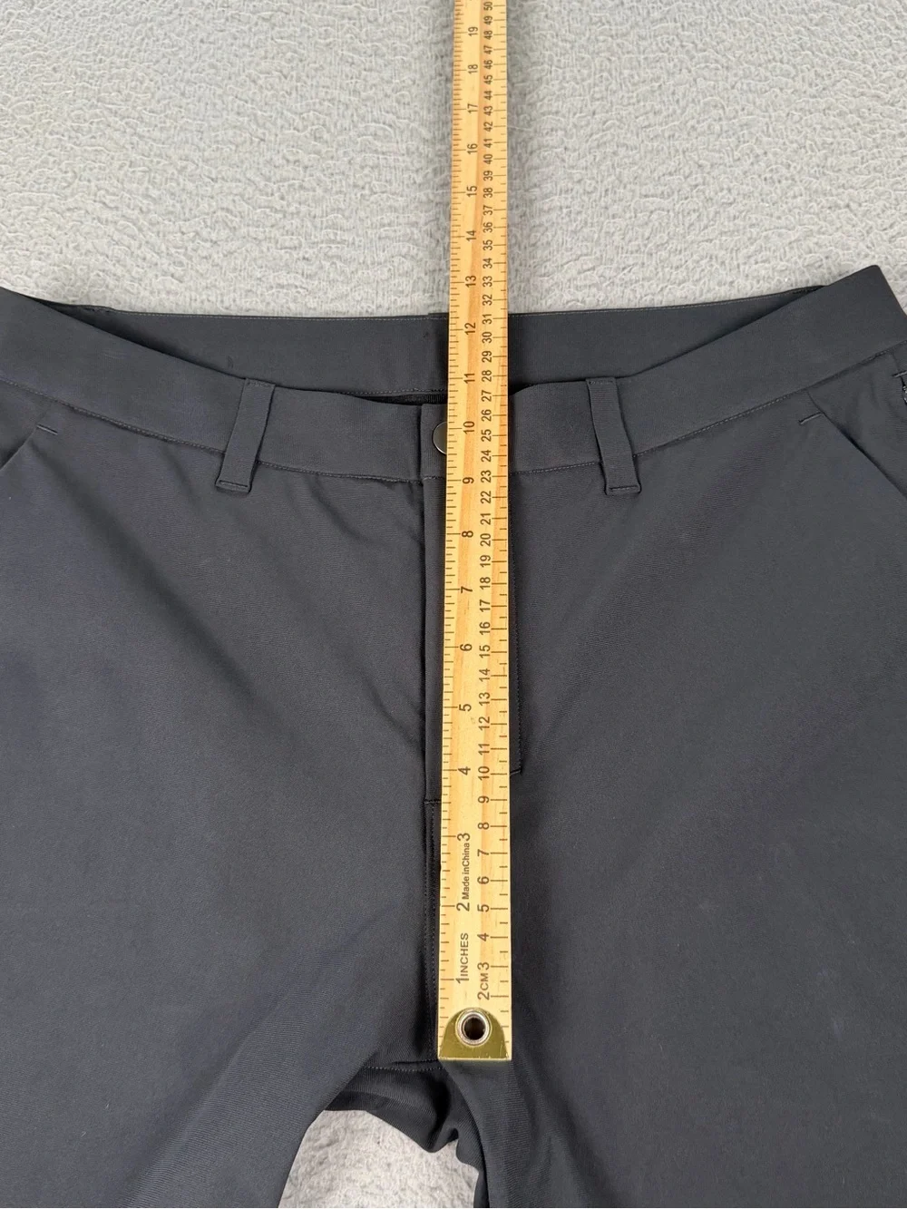 Lululemon ABC Pants Mens 32 Gray Classic Fit Warpstreme City Preppy Athleisure